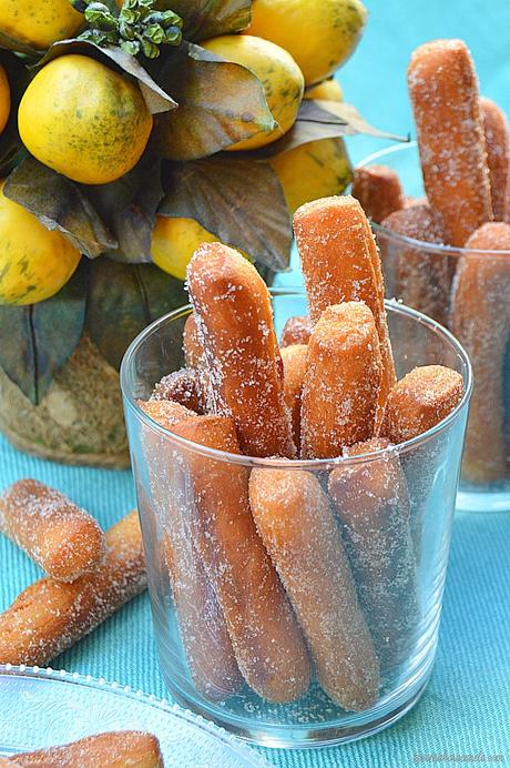 Palotes de limón y leche condensada