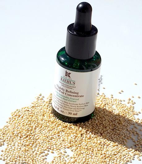 Night Refining Micro-Peel Concentrate de Kiehl's; la quinoa en nuestra piel