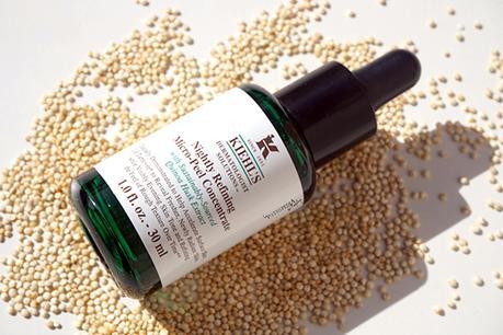 Night Refining Micro-Peel Concentrate de Kiehl's; la quinoa en nuestra piel