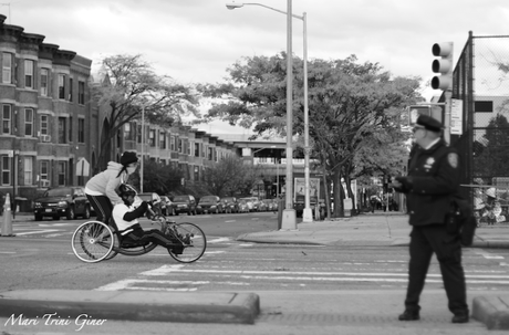 new york marathon Mari Trini Giner photography black white expo