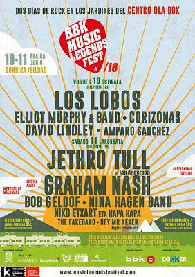 Los Lobos, Amparo Sánchez y Corizonas completan el BBK Music Legends Festival