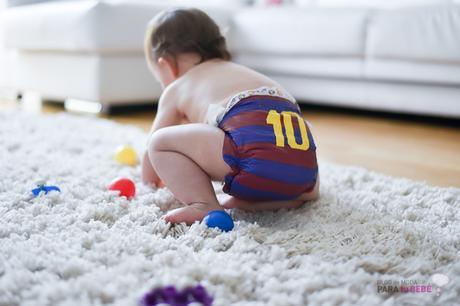 Pañales de bebé del FC Barcelona