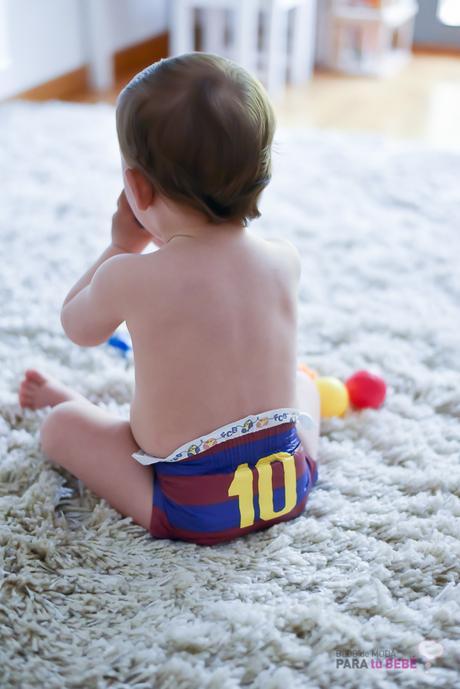 Pañales de bebé del FC Barcelona