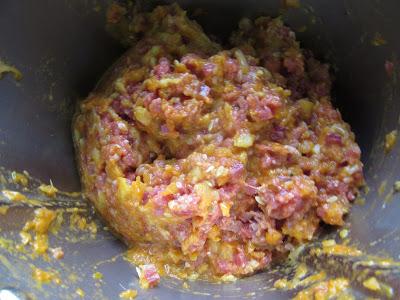 Calabacines a la boloñesa