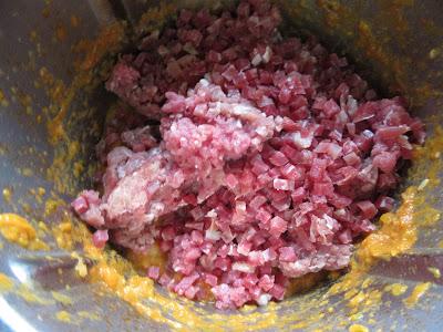 Calabacines a la boloñesa