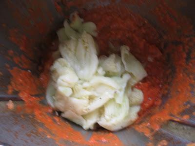 Calabacines a la boloñesa