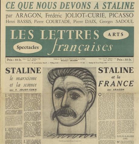 EL CURIOSO CASO DEL RETRATO DE STALIN QUE HIZO PICASSO Unos días después de la muerte de Josif Stalin (marzo, 1953), la revista de tendencia comunista Las Letras Francesas colocó en su portada un retrato del dictador soviético firmado por Picasso; lo q...