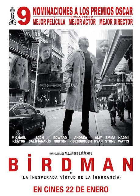 Crítica express: Birdman (o la inesperada virtud de la ignorancia)