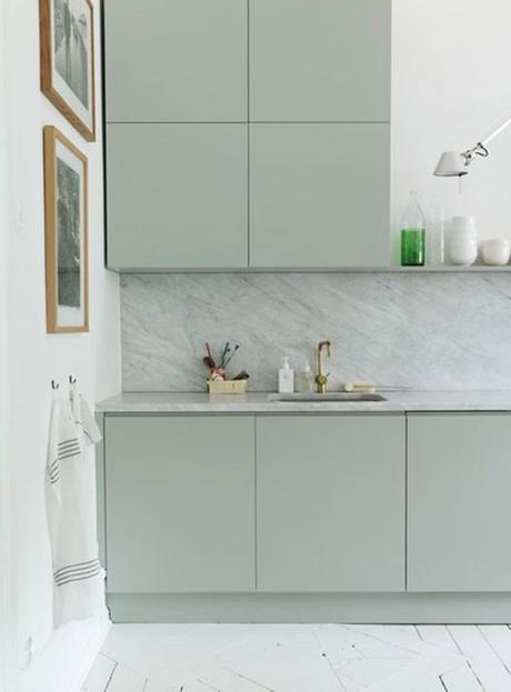 Deco: Cocinas con mármol blanco