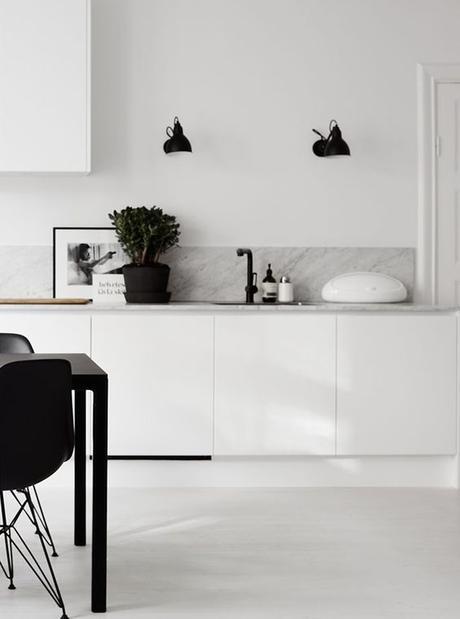 Deco: Cocinas con mármol blanco