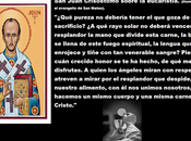 cita Juan Crisóstomo sobre eucaristía.