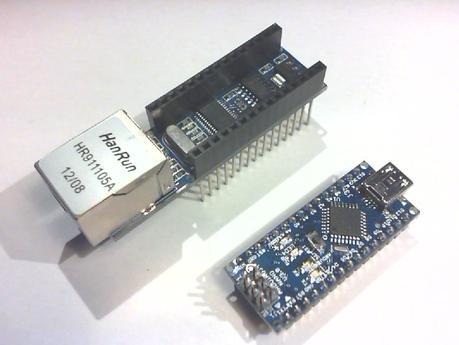 Ethernet-Shield y Arduino Nano-