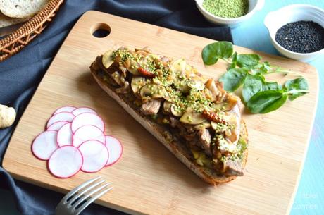 Tosta de Ternera Oriental