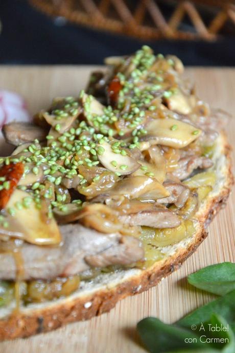 Tosta de Ternera Oriental