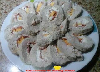 ROLLOS DE CARNE PICADA RELLENOS EN VAROMA EN THERMOMIX