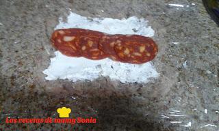 ROLLOS DE CARNE PICADA RELLENOS EN VAROMA EN THERMOMIX