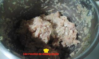ROLLOS DE CARNE PICADA RELLENOS EN VAROMA EN THERMOMIX
