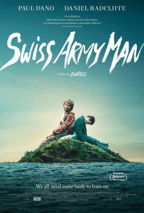 Primer avance y afiche de #SwissArmyMan, lo nuevo de #DanielRadcliffe
