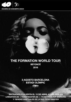 Beyoncé el 3 de agosto en el Estadi Olímpic de Barcelona