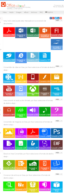 Office-Converter. El MegaConvertidor de archivos de casi todo tipo