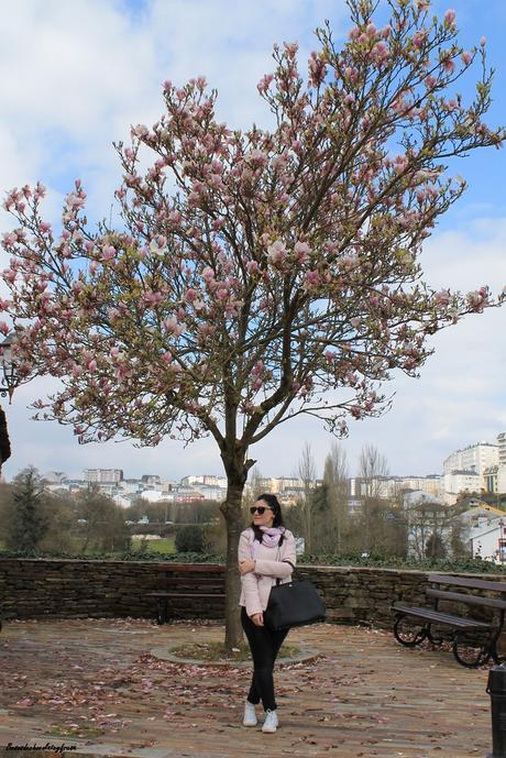 Pink Biker & Pink Tree