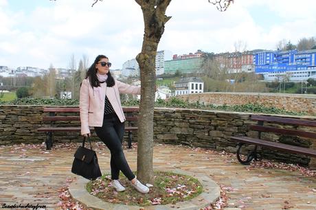 Pink Biker & Pink Tree