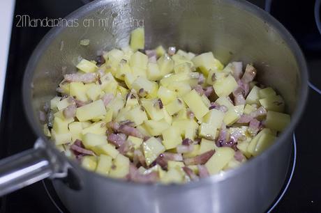 New England Clam Chowder. Sopa de almejas de Nueva Inglaterra.