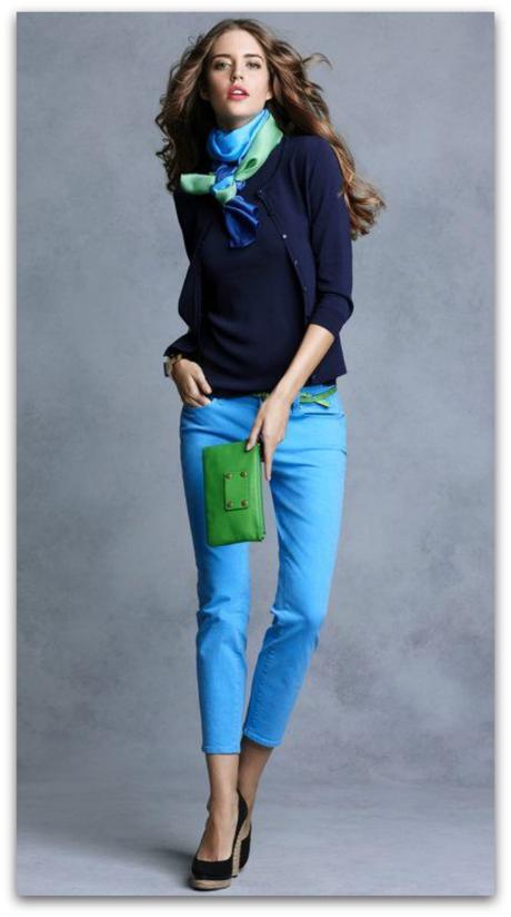 Tendencias: Azul + Verde