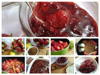 Mermelada casera de fresas