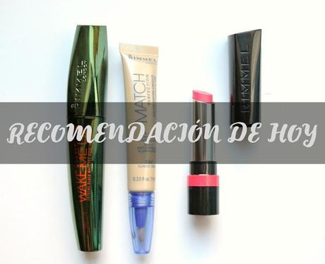 RECOMENDACIÓN DE HOY | MIS 3 PRODUCTOS FAVORITOS DE RIMMEL. RECOMENDACIÓN DE HOY | MIS 3 PRODUCTOS FAVORITOS DE RIMMEL.