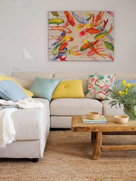 Distribucion alargada. Como sacarle el maximo provecho vintage coffee table wooden