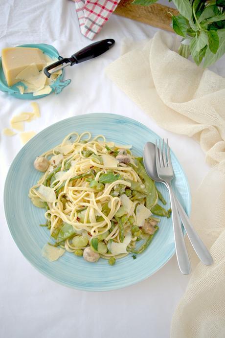 Pasta primavera, frescor y aroma en tu plato