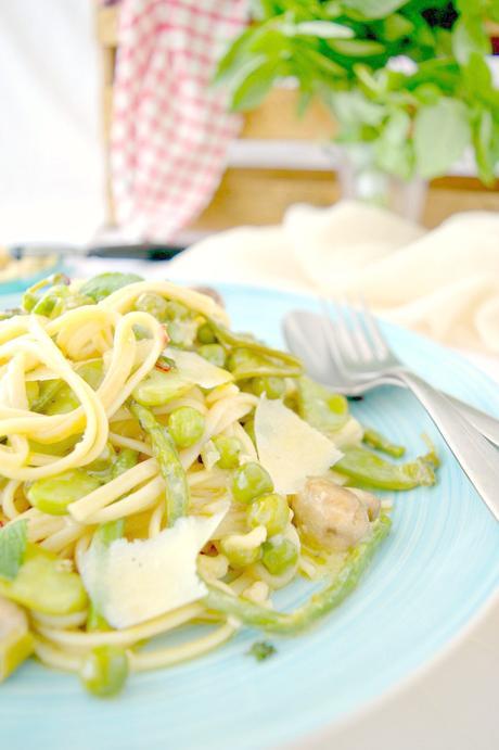 Pasta primavera, frescor y aroma en tu plato