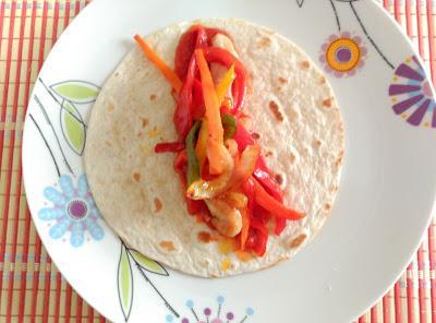 Fajitas de pollo Fajitas de pollo