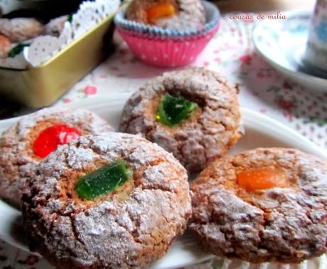 Galletas de almendra y naranja confitada  sin gluten y  sin lactosa #reciclandosabores