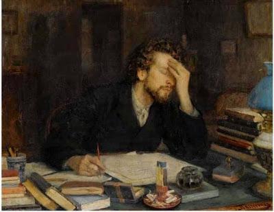 La pasión de la creación. ( Leonid O. Pasternak, c-1890)