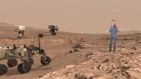 Ingenieros de la NASA avanzan en la exploración de Marte con las gafas HoloLens