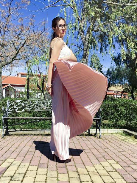 PINK MAXI SKIRT
