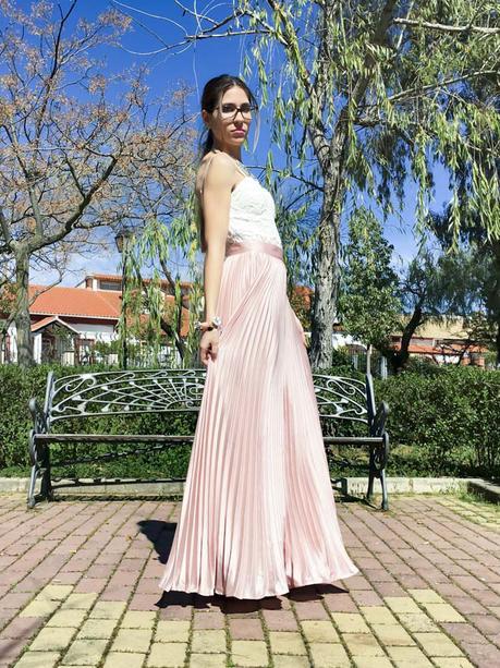 PINK MAXI SKIRT