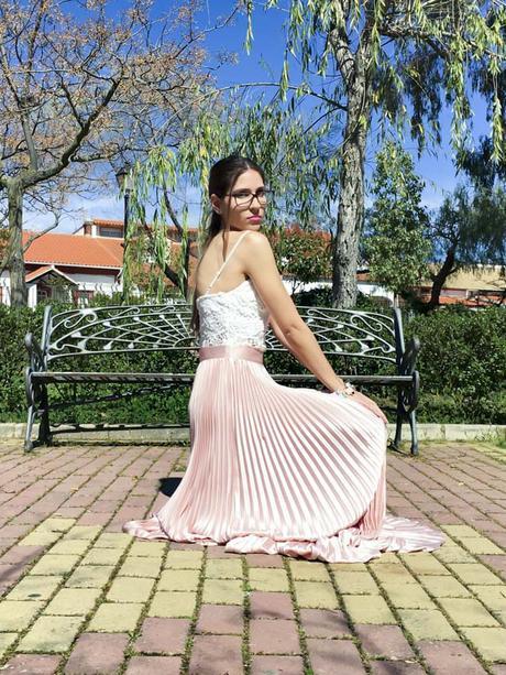 PINK MAXI SKIRT