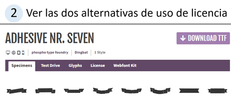 descripcion de las dos alternativas en licencia