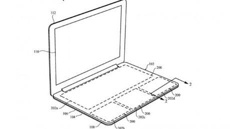 Apple patenta un teclado del MacBook sin teclas