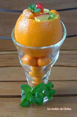 Naranjas rellenas al licor