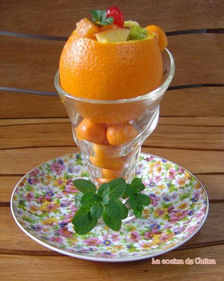 Naranjas rellenas al licor