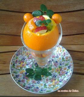 Naranjas rellenas al licor