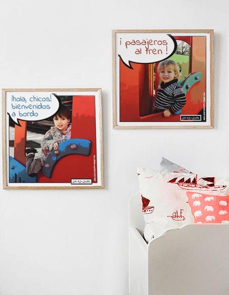 Retratos infantiles con efecto comic