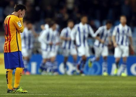 Barcelona perdió 1-0 ante Real Sociedad