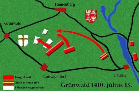 batalla grunwald mapa