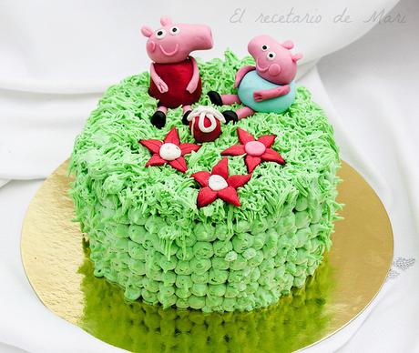 Tarta de trufa (peppa pig)