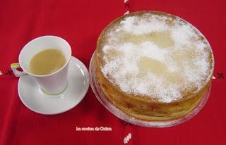 Placinta de clatite cumere si ricotta (crepes con pastel de manzana y requesón)